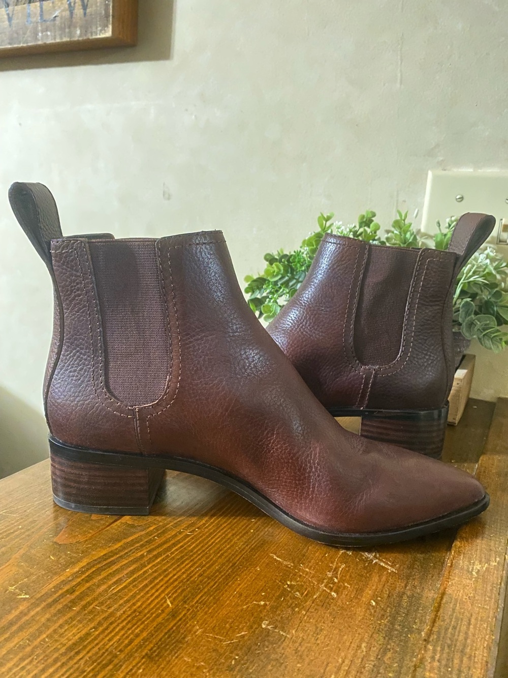 Loeffler Randall Nellie Chelsea Ankle Boot Women’s Sz 7.5 Shoe Espresso Brown - Picture 7 of 10